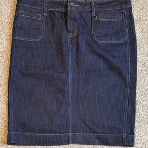 X2 Dark Blue Pencil Skirt